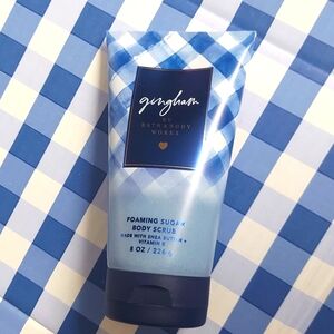 ⭐️Foaming Sugar Gingham Body Scrub NEW! Bath& Body Works $20 MSRP